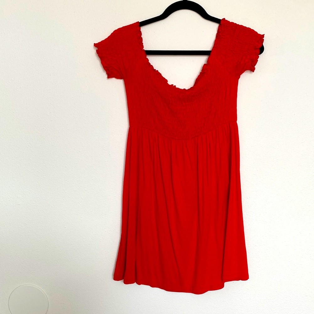 Women’s off the shoulder mini dress